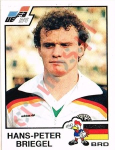 139 Hans-Peter Briegel – UEFA Euro France 1984 Panini