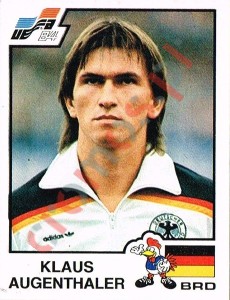 142 Klaus Augenthaler – UEFA Euro France 1984 Panini