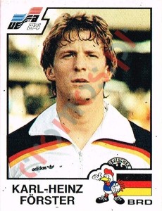 143 Karl-Heinz Forster – UEFA Euro France 1984 Panini
