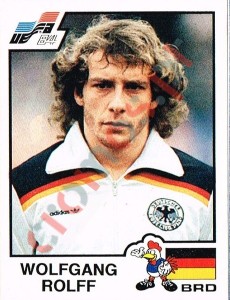 147 Wolfgang Rolff – UEFA Euro France 1984 Panini