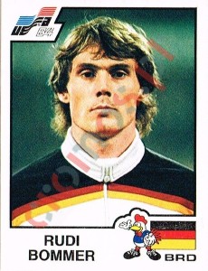 151 Rudi Bommer – UEFA Euro France 1984 Panini