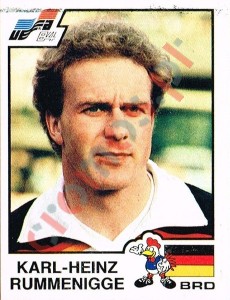 155 Karl-Heinz Rummenigge – UEFA Euro France 1984 Panini