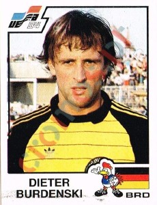 156 Dieter Burdenski – UEFA Euro France 1984 Panini