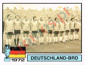 6 1972 Deutschland-BRD – UEFA Euro France 1984 Panini