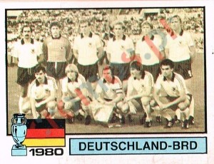 8 1980 Deutschland-BRD – UEFA Euro France 1984 Panini