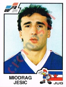 114 Miodrag Jesic – UEFA Euro France 1984 Panini