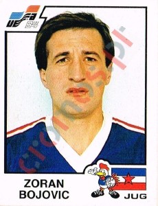 122 Zoran Bojovic – UEFA Euro France 1984 Panini