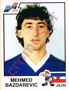 124 Mehmed Bazdarevic – UEFA Euro France 1984 Panini