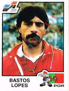 169 Bastos Lopes – UEFA Euro France 1984 Panini