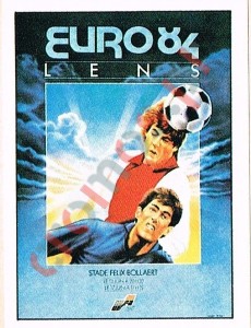 10 Posters - Lens – UEFA Euro France 1984 Panini