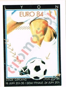11 Posters - Lyon – UEFA Euro France 1984 Panini