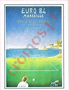 12 Posters - Marseille – UEFA Euro France 1984 Panini