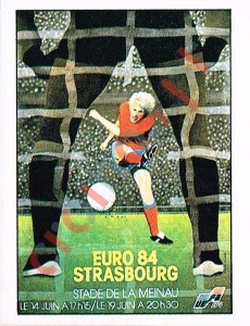 16 Posters - Strasbourg – UEFA Euro France 1984 Panini
