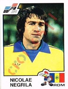 190 Nicolae Negrila – UEFA Euro France 1984 Panini