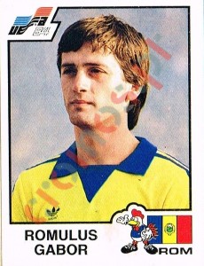 205 Romulus Gabor – UEFA Euro France 1984 Panini