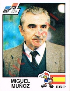 212 Miguel Munoz – UEFA Euro France 1984 Panini