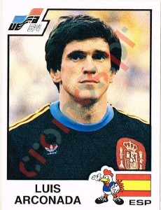 213 Luis Arconada – UEFA Euro France 1984 Panini
