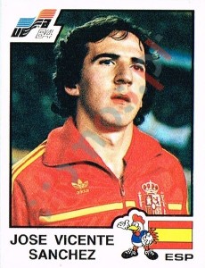 214 Jose Vicente Sanchez – UEFA Euro France 1984 Panini