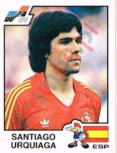 215 Santiago Urquiaga – UEFA Euro France 1984 Panini
