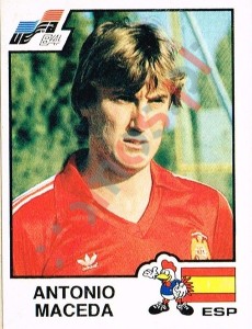 216 Antonio Maceda – UEFA Euro France 1984 Panini