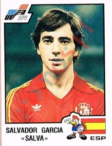 217 Salvador Garcia "Salva" – UEFA Euro France 1984 Panini