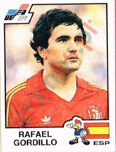 220 Rafael Gordillo – UEFA Euro France 1984 Panini
