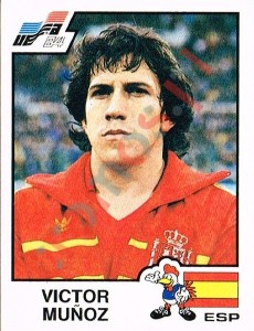 222 Victor Munoz – UEFA Euro France 1984 Panini