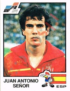 223 Juan Antonio Senor – UEFA Euro France 1984 Panini