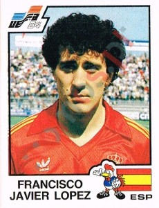 225 Francisco Javier Lopez – UEFA Euro France 1984 Panini
