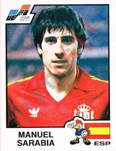 227 Manuel Sarabia – UEFA Euro France 1984 Panini