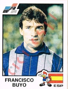 231 Francisco Buyo – UEFA Euro France 1984 Panini