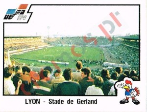 21 Lyon - Stade De Gerland – UEFA Euro France 1984 Panini
