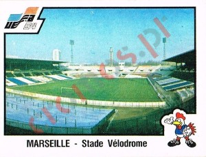 23 Marseille - Stade Velodrome – UEFA Euro France 1984 Panini