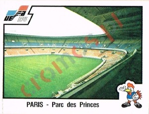 25 Paris - Parc Des Princes – UEFA Euro France 1984 Panini