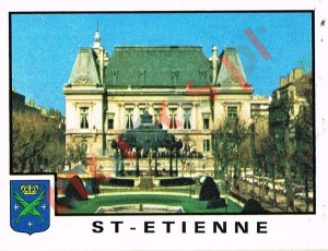 29 Saint-Etienne – UEFA Euro France 1984 Panini