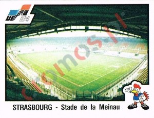 30 Strasbourg - Stade De La Meinau – UEFA Euro France 1984 Panini