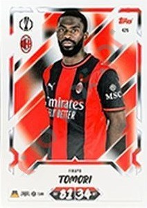 425 Fikayo Tomori – Topps UEFA Champions League & Europa League 2026-2027. Match Attax