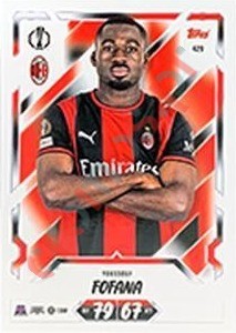 429 Youssouf Fofana – Topps UEFA Champions League & Europa League 2026-2027. Match Attax