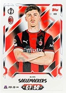 433 Alexis Saelemaekers – Topps UEFA Champions League & Europa League 2026-2027. Match Attax
