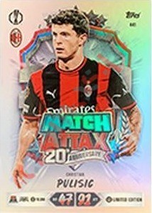 441 Christian Pulisic – Topps UEFA Champions League & Europa League 2026-2027. Match Attax
