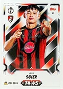 101 Julio Soler – Topps UEFA Champions League & Europa League 2026-2027. Match Attax
