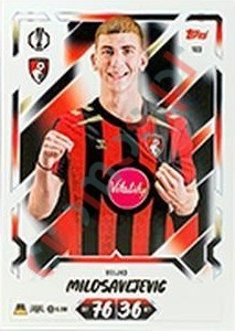103 Veljko Milosavljević – Topps UEFA Champions League & Europa League 2026-2027. Match Attax