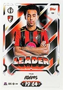104 Tyler Adams – Topps UEFA Champions League & Europa League 2026-2027. Match Attax