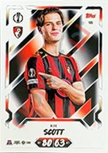 105 Alex Scott – Topps UEFA Champions League & Europa League 2026-2027. Match Attax