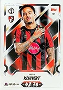 107 Justin Kluivert – Topps UEFA Champions League & Europa League 2026-2027. Match Attax