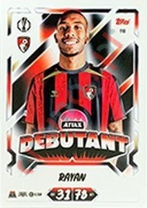 110 Rayan – Topps UEFA Champions League & Europa League 2026-2027. Match Attax