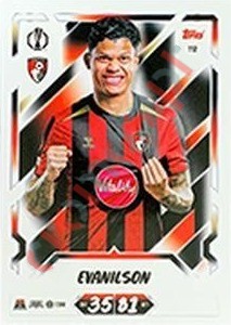 112 Evanilson – Topps UEFA Champions League & Europa League 2026-2027. Match Attax