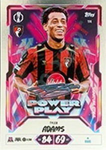 114 Tyler Adams – Topps UEFA Champions League & Europa League 2026-2027. Match Attax