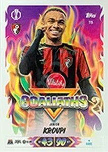 115 Junior Kroupi – Topps UEFA Champions League & Europa League 2026-2027. Match Attax