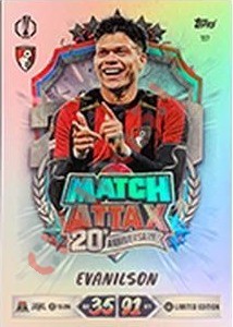 117 Evanilson – Topps UEFA Champions League & Europa League 2026-2027. Match Attax
